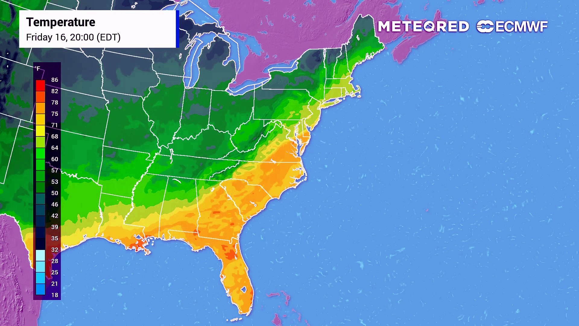 Powerful cold front