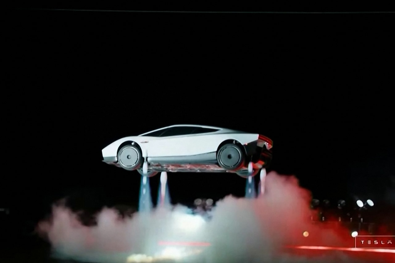 What Tesla’s flying roadster really means for the global auto race
