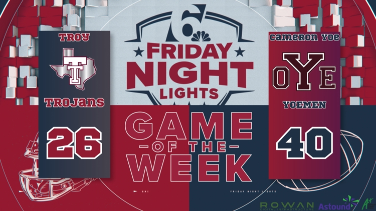 Friday night lights game of the week | Troy vs. Cameron Yoe