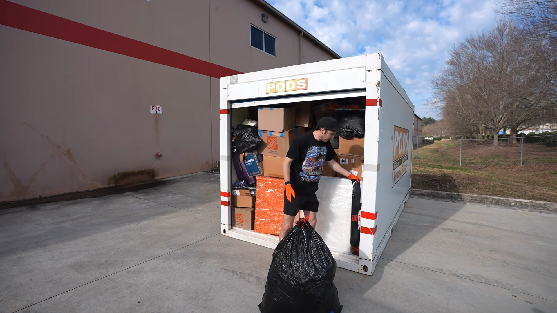 He opened a millionaire's abandoned container that's absolutely filled ...