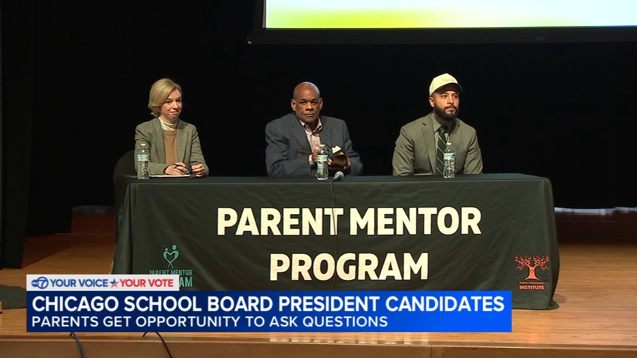 Chicago school board president candidates face parents' questions on ...