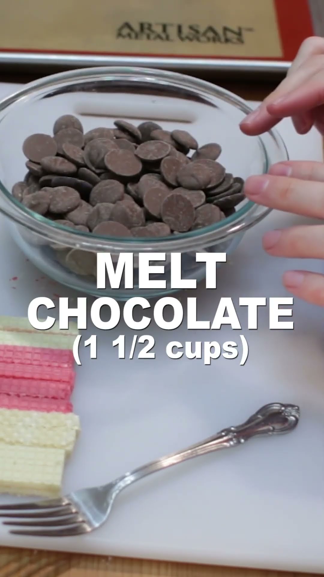 Easy homemade Kit Kat bars recipe #shorts