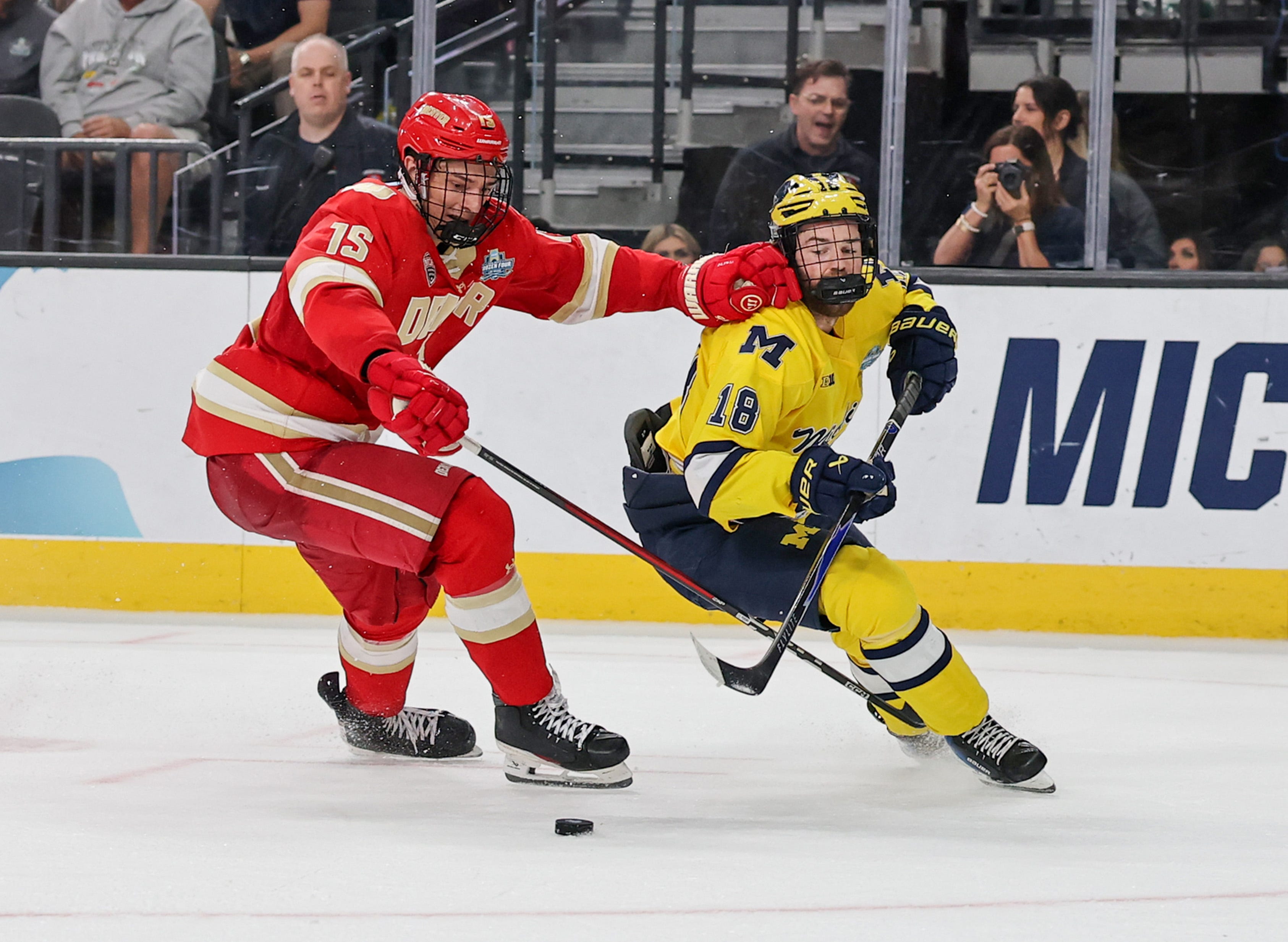 No. 2 Michigan hockey beats No. 1 Denver in Frozen Four redemption to ...