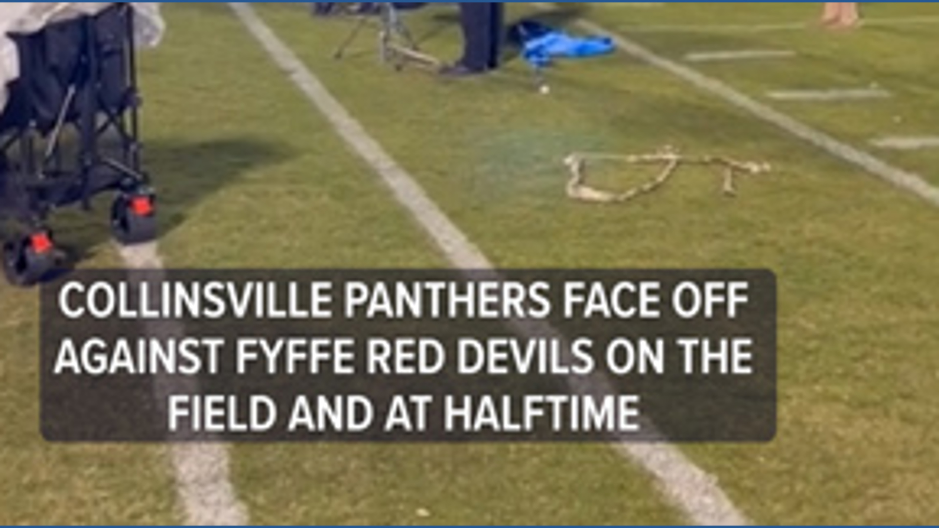 Collinsville Panthers face off against Fyffe Red Devils on the field ...