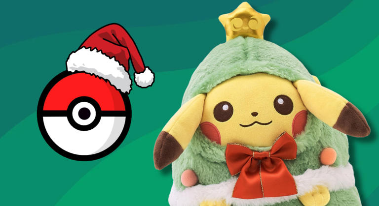 Pokémon reveals new holiday helper plush collection with a Christmas ...