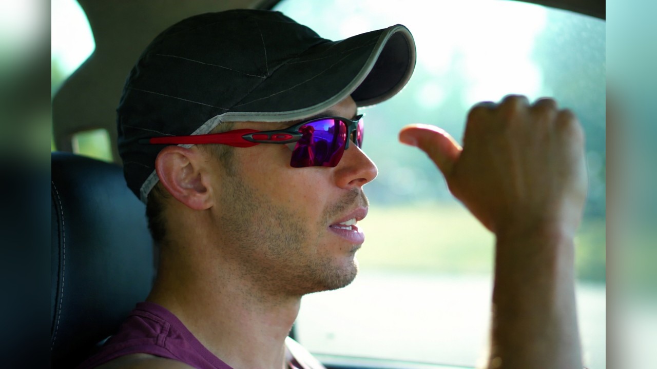 Olympic runner Nick Symmonds trains for a marathon