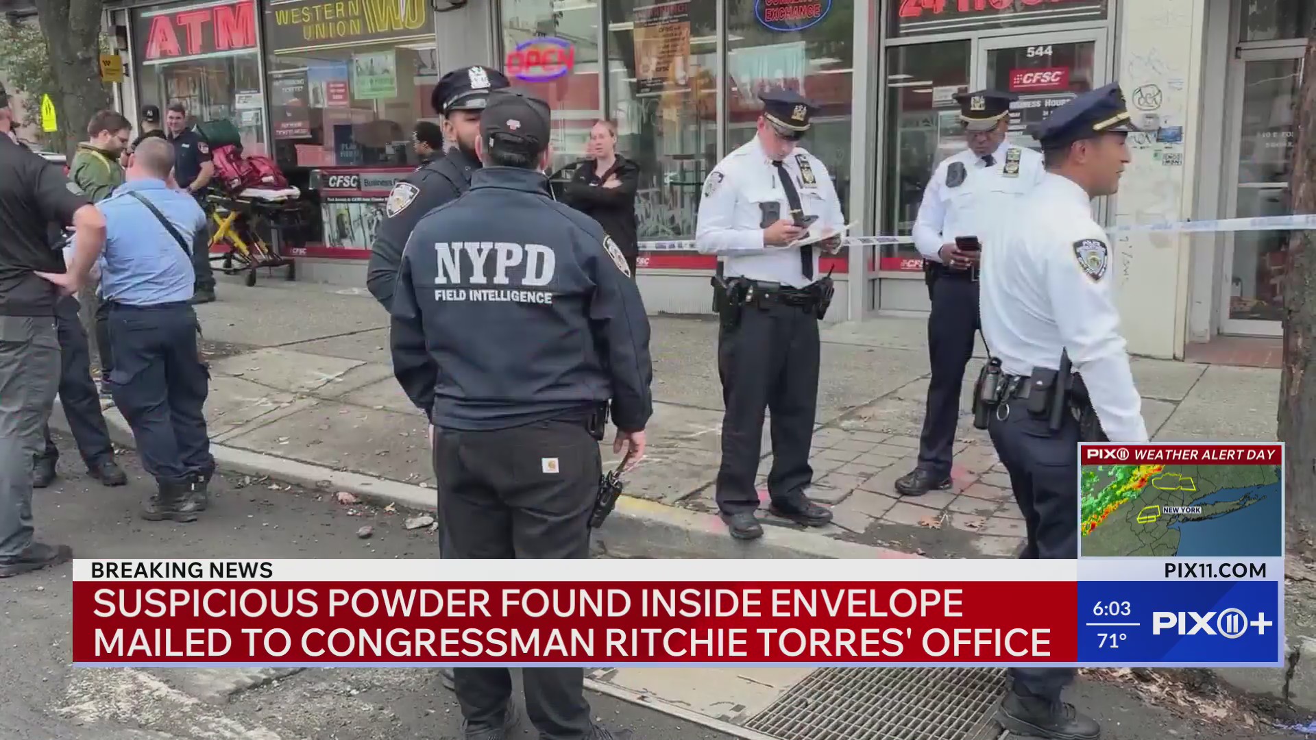 Hazmat scare at NYC lawmaker's office after receiving a suspicious envelope