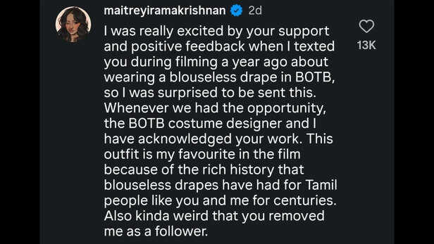 She is a real one: Bhavitha Mandava defends Maitreyi Ramakrishnan as ...
