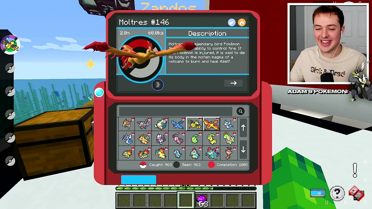 BeckBroJack and Adam guess Pokémon from lucky blocks in Minecraft