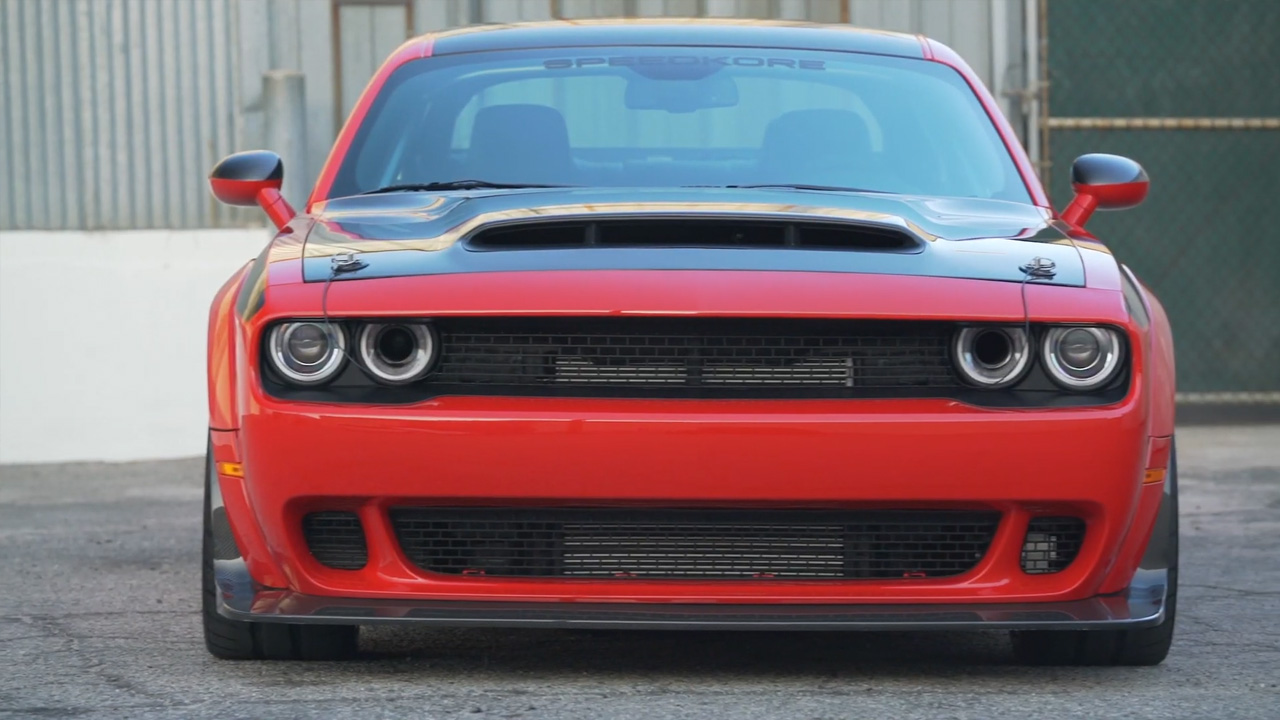 This carbon fiber Dodge Demon makes 1200HP!