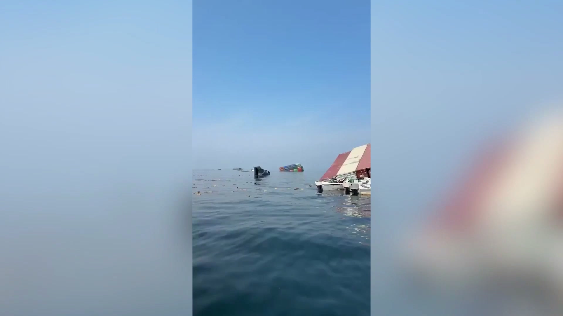 'iPhone and perfumes' recovered from ship sunk in Strait of Hormuz