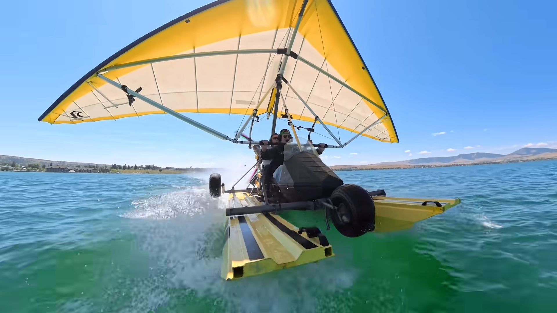 Only a handful of these flying boats exist... then he tried flying one ...