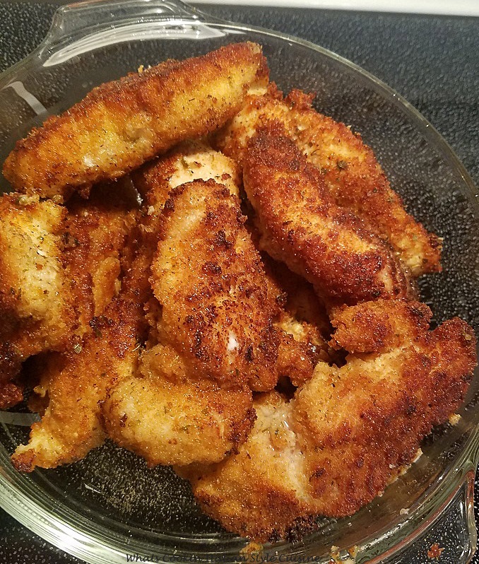 Parmesan crusted chicken