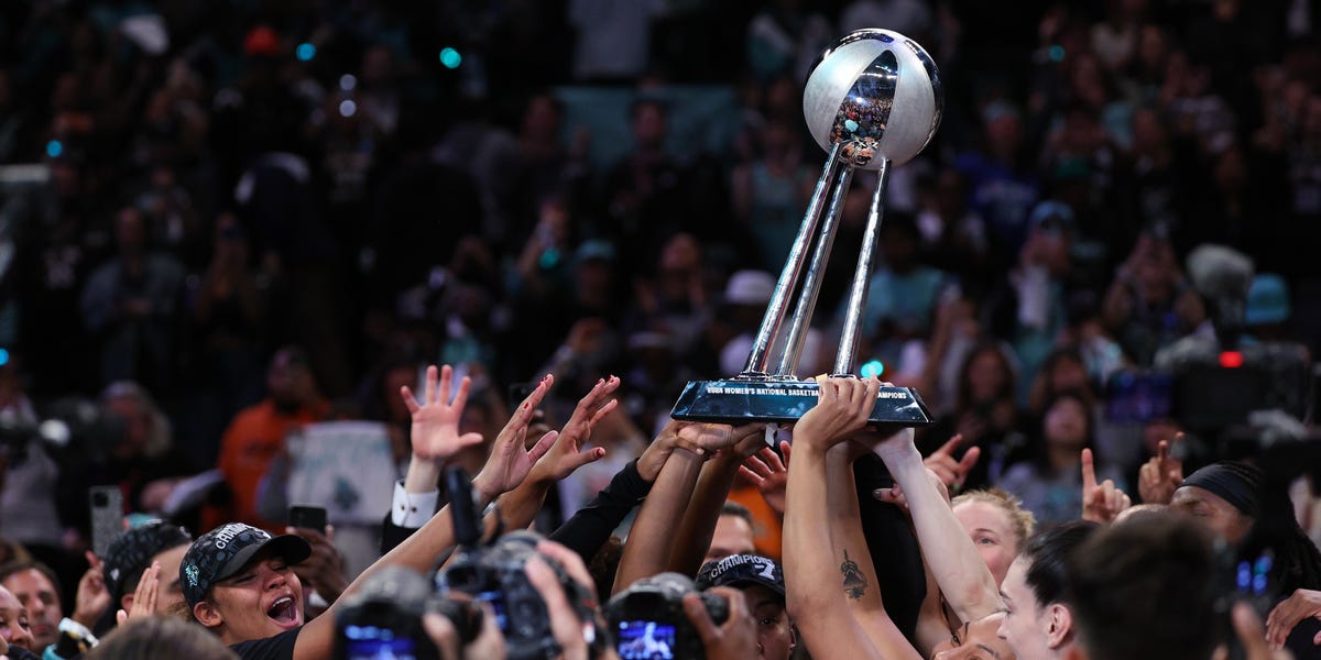 The history of the WNBA finals trophy