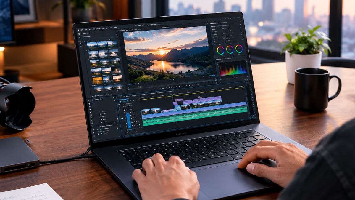 7 rekomendasi laptop untuk editing video 4K, cocok untuk kreator konten