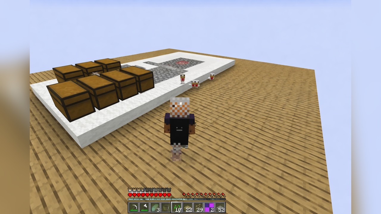 A player survives 100 days on one lucky block in Minecraft hardcore mode