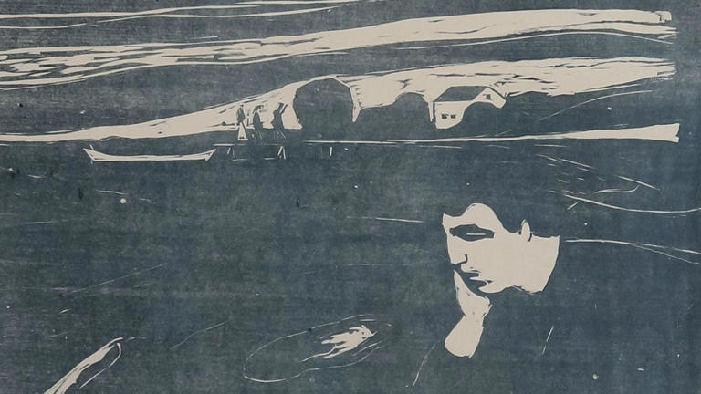 Munch print found at estate set for auction