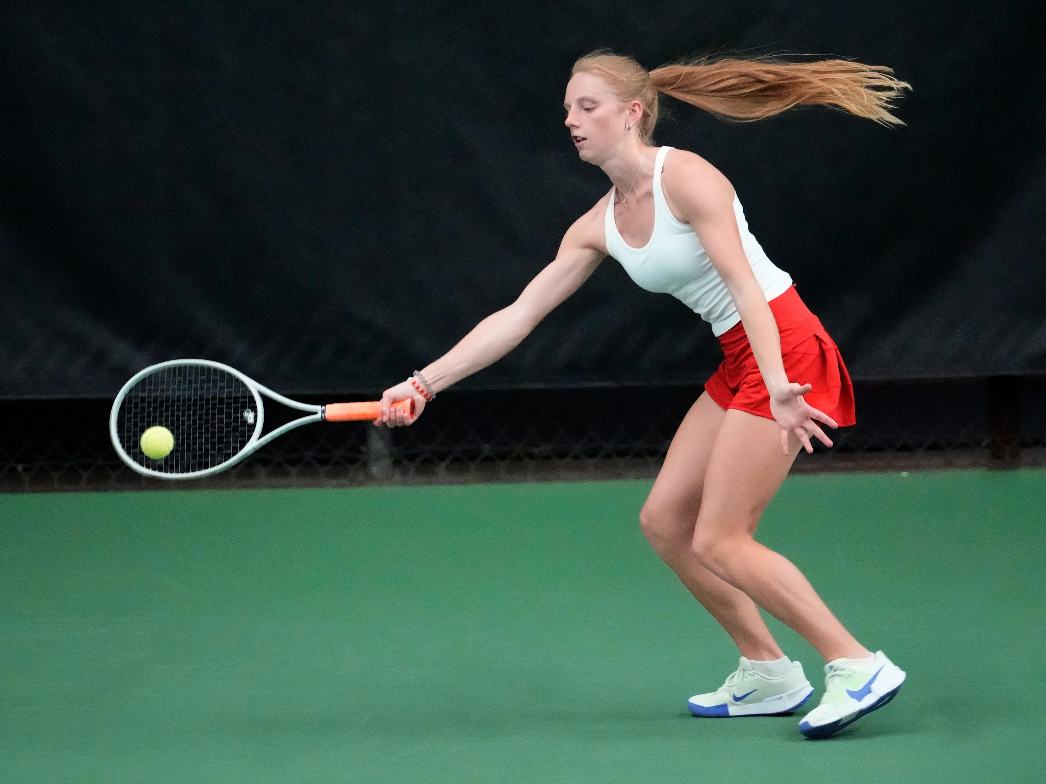 Neenah tennis team puts deep lineup on display at state team tournament