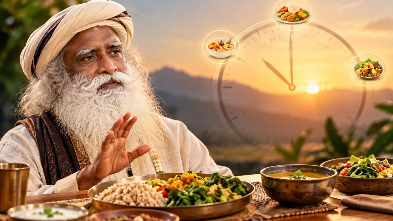 Sadhguru's meal gap advice: viral 2-meal plan faces mixed scientific ...