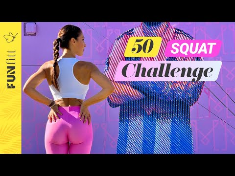 Squats challenge 10 days | Glute and leg exercises