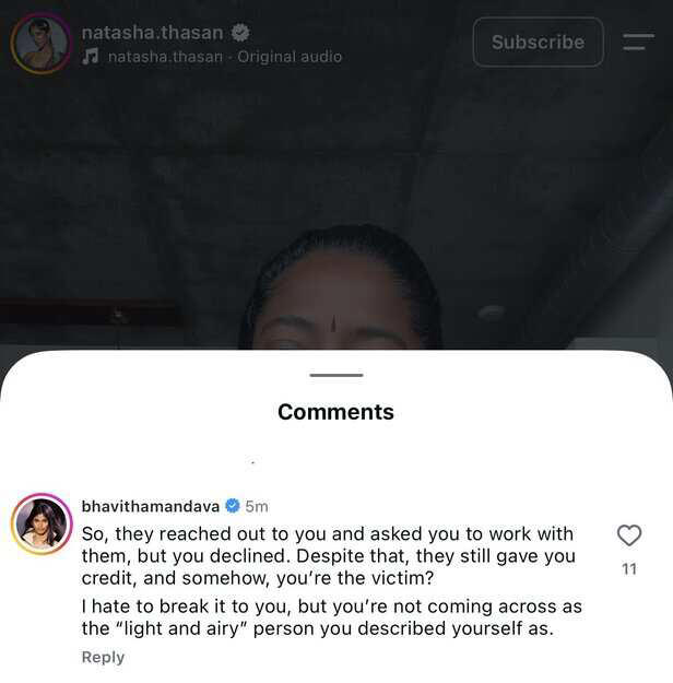 She is a real one: Bhavitha Mandava defends Maitreyi Ramakrishnan as ...