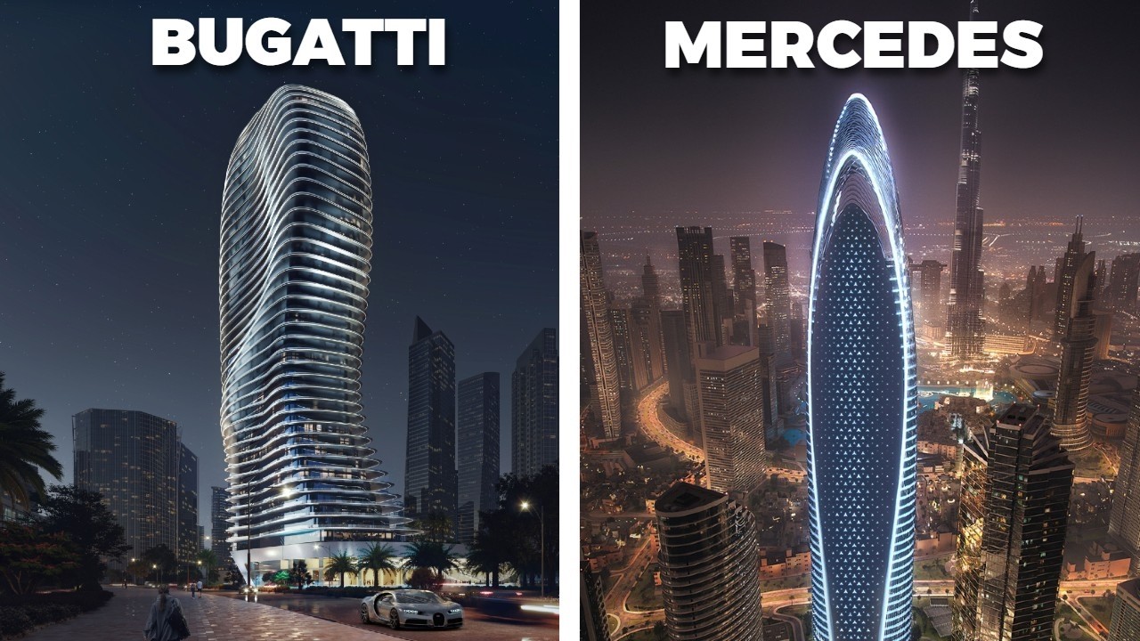 Why luxury car brands are building skyscrapers