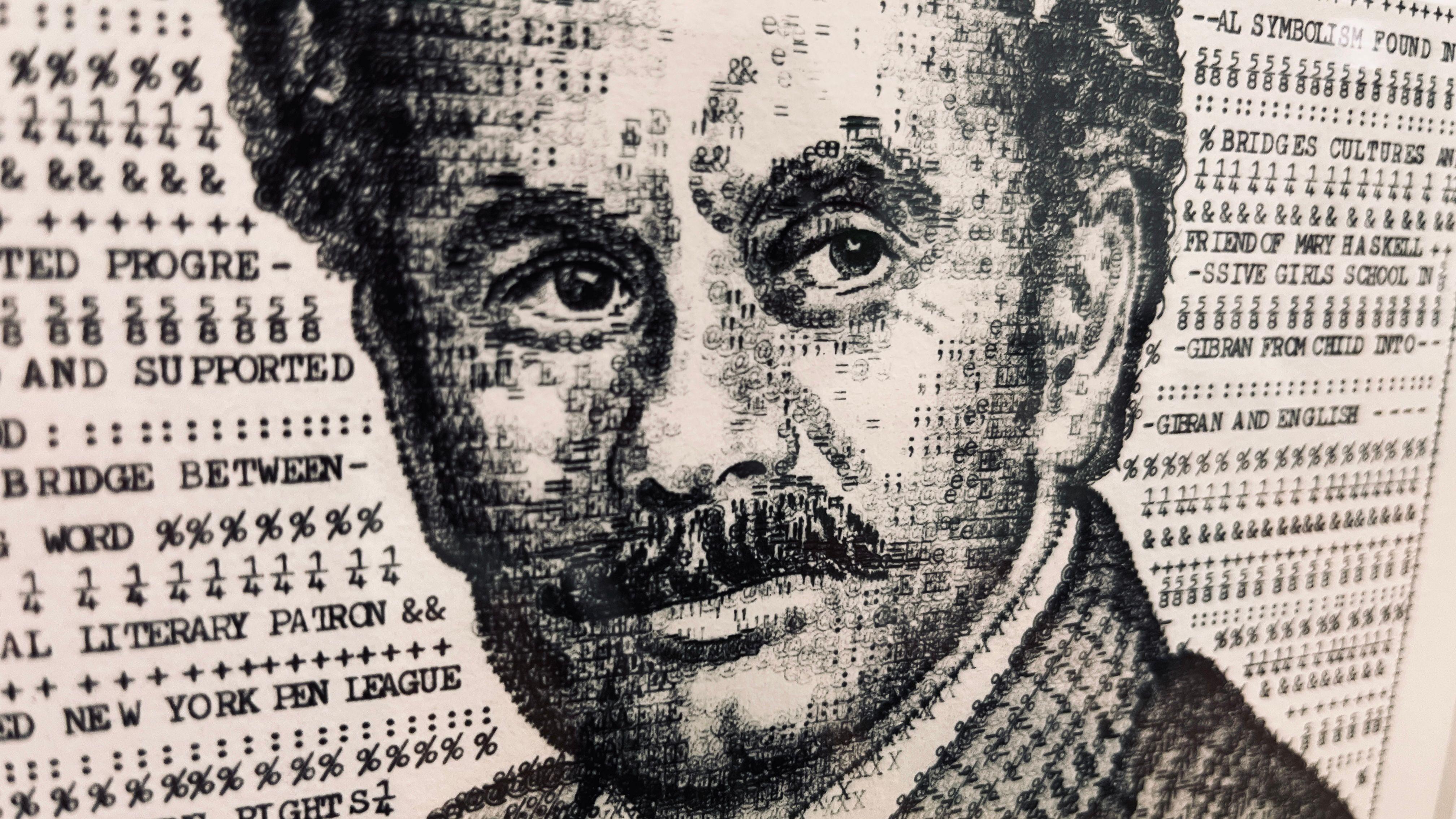 Typewriter art exhibition honours literary legends