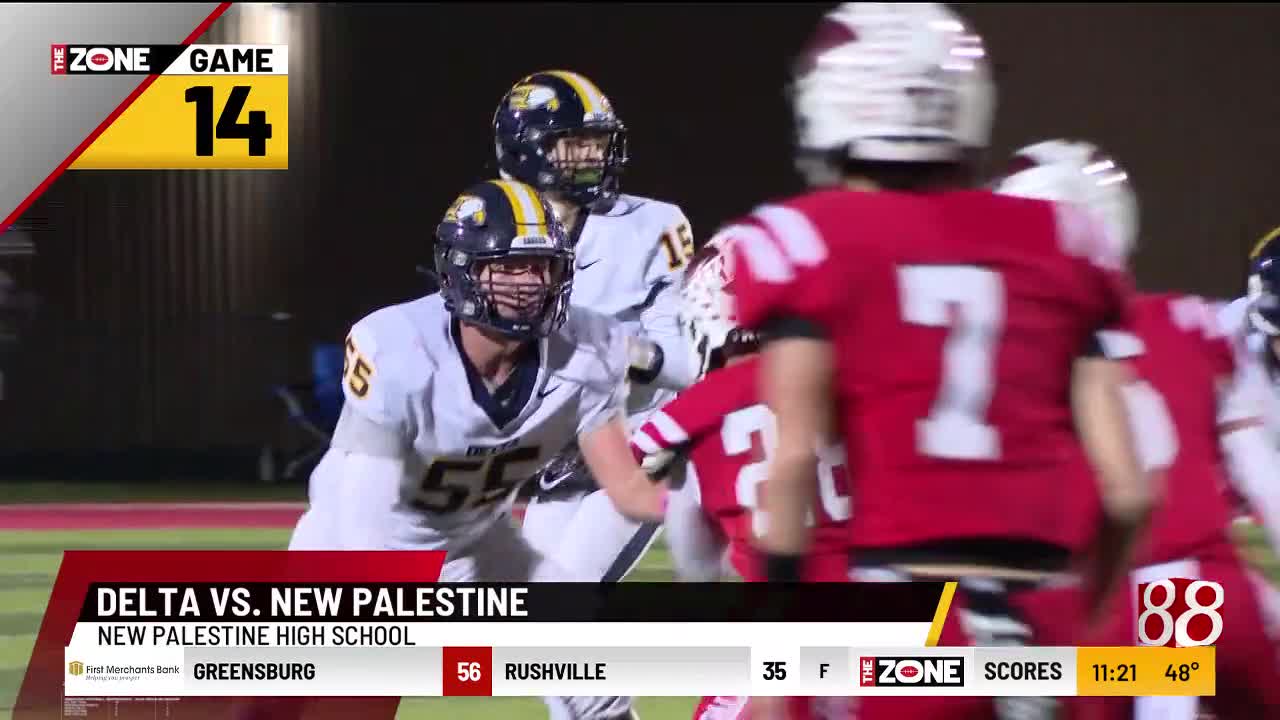 Highlights: Delta at New Palestine; October 16, 2026