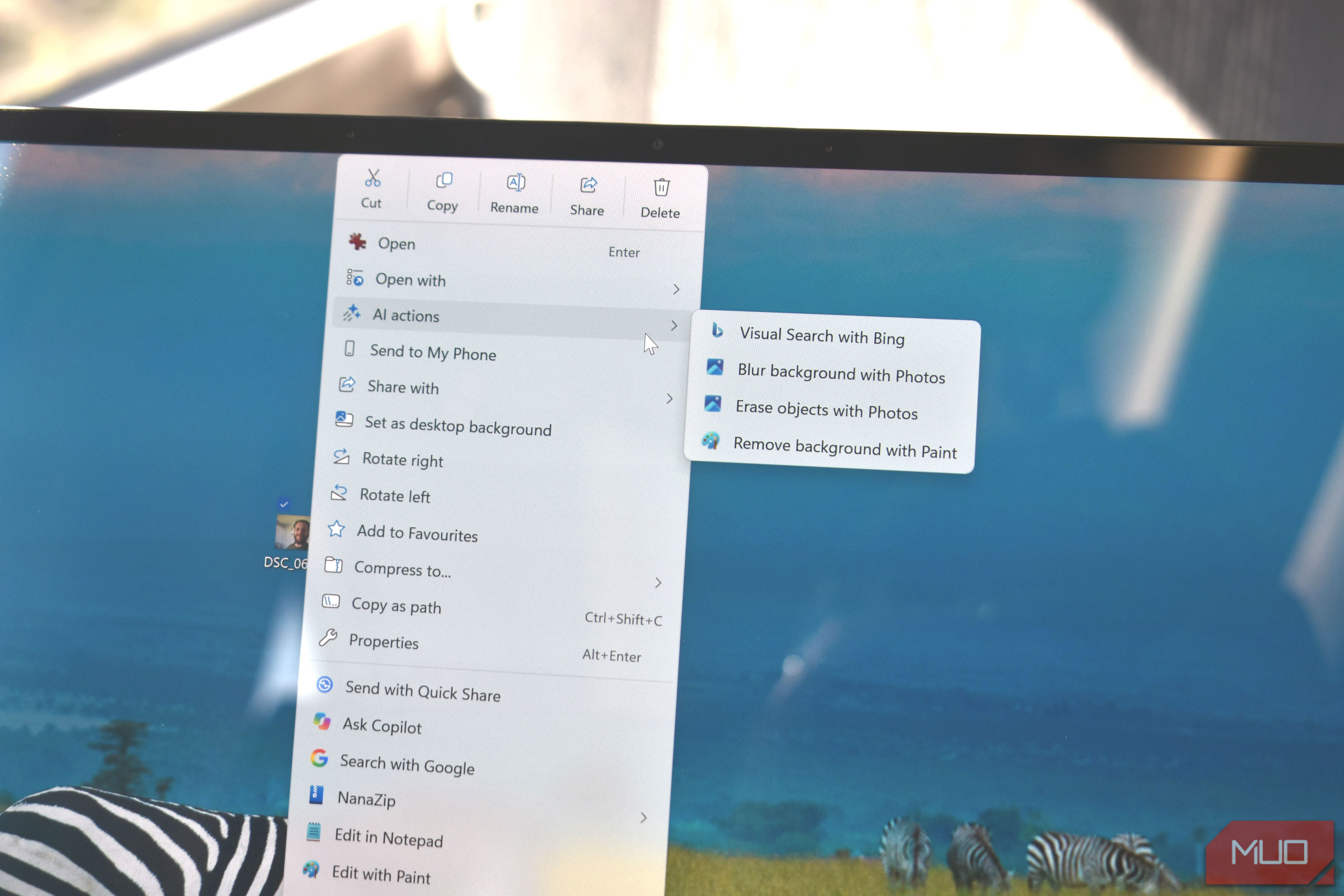 Even Windows 11’s right-click menu has AI in it now