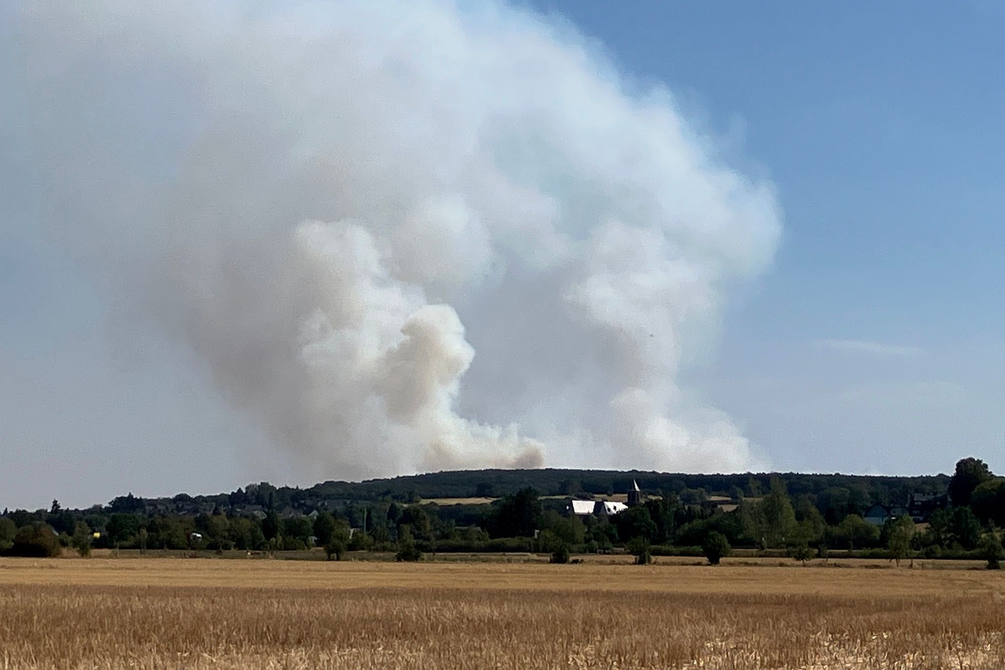 Investigators say German forest fire was caused by 'external factors'