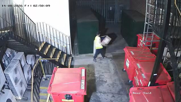 Moment one of two men who stole £12,000 worth of Ann Summers products ...