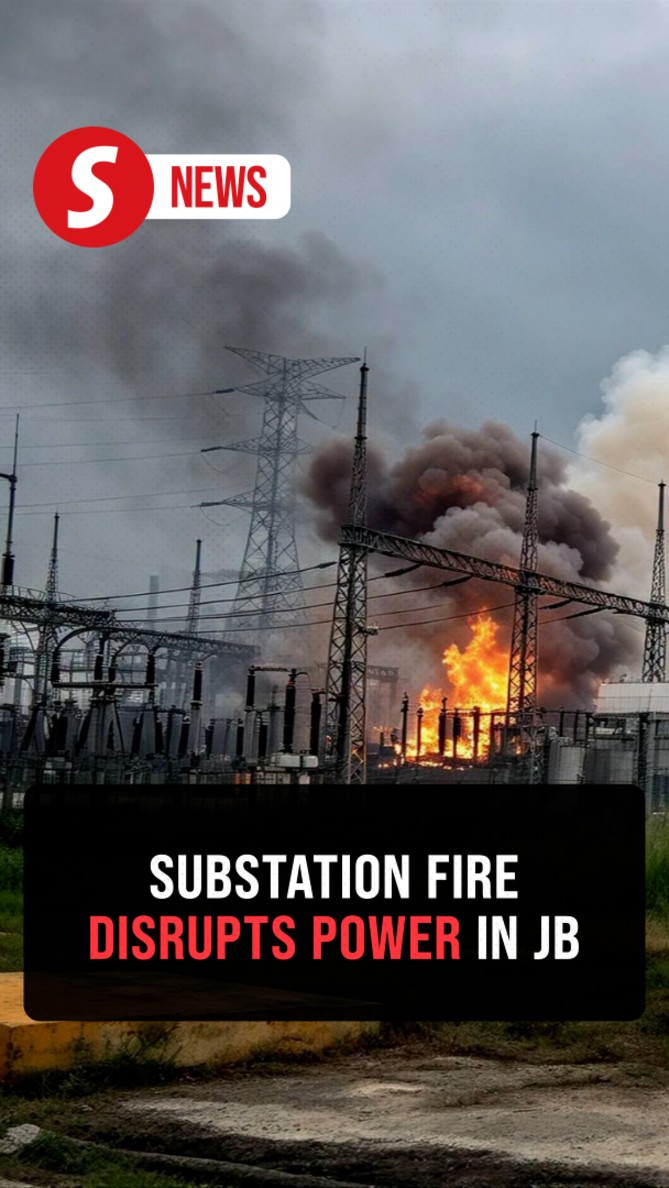 Two TNB workers injured in substation fire that triggered JB power outage