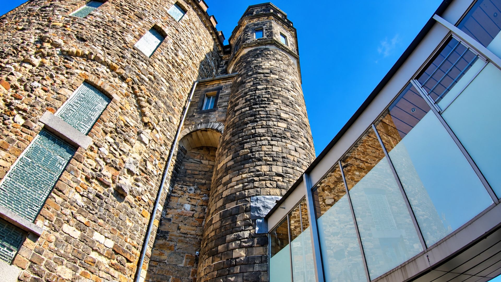 Where medieval stone architecture meets modern design in Aachen (4K)