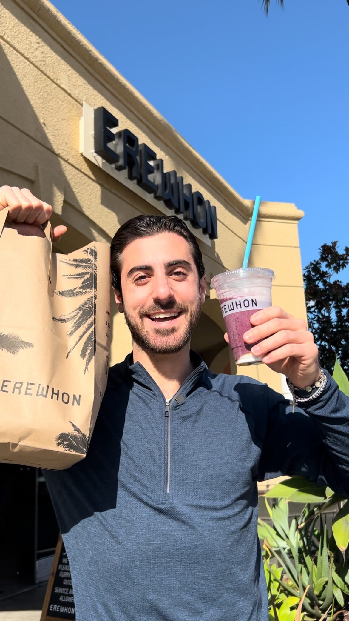What I ate in a day at @erewhon