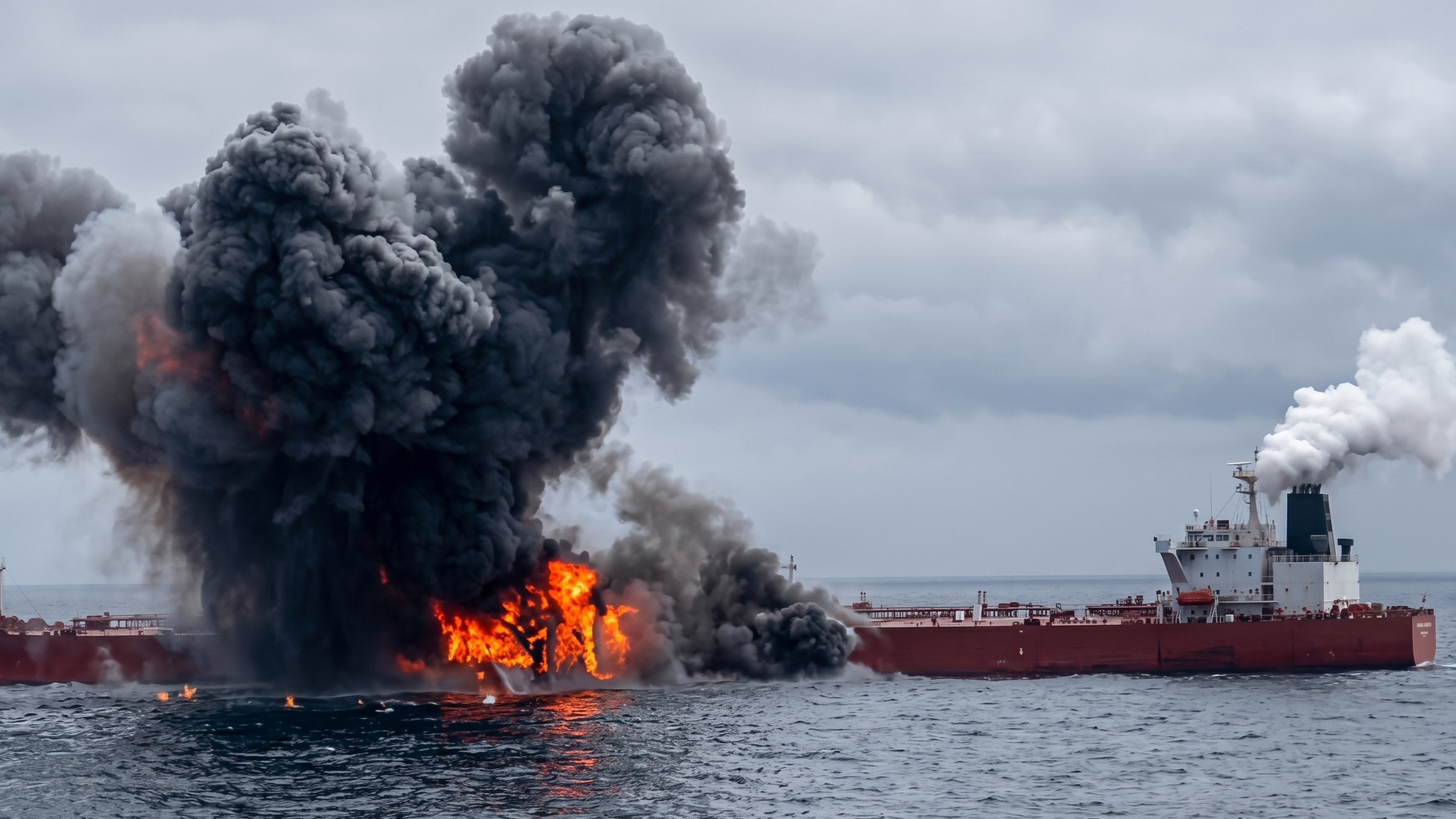 110 ships a day pass Hormuz as missiles turn it into a war zone