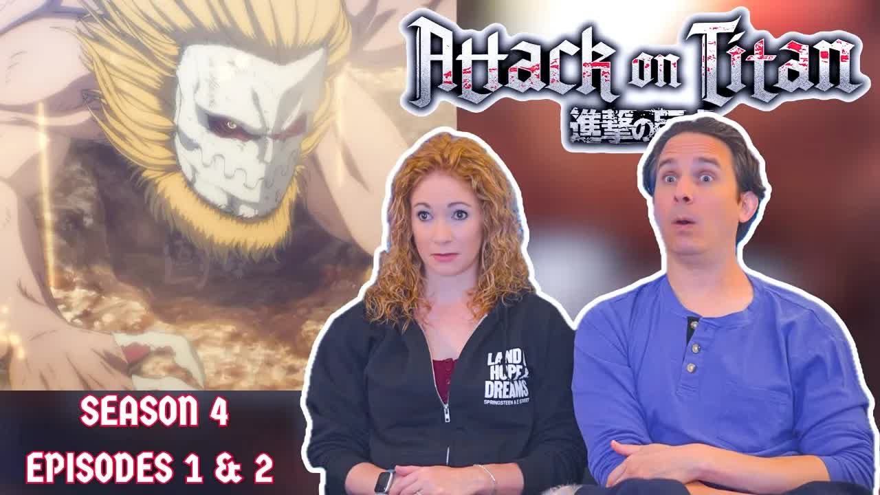 Attack on Titan season 4 reaction | episodes 1 & 2 | DUB