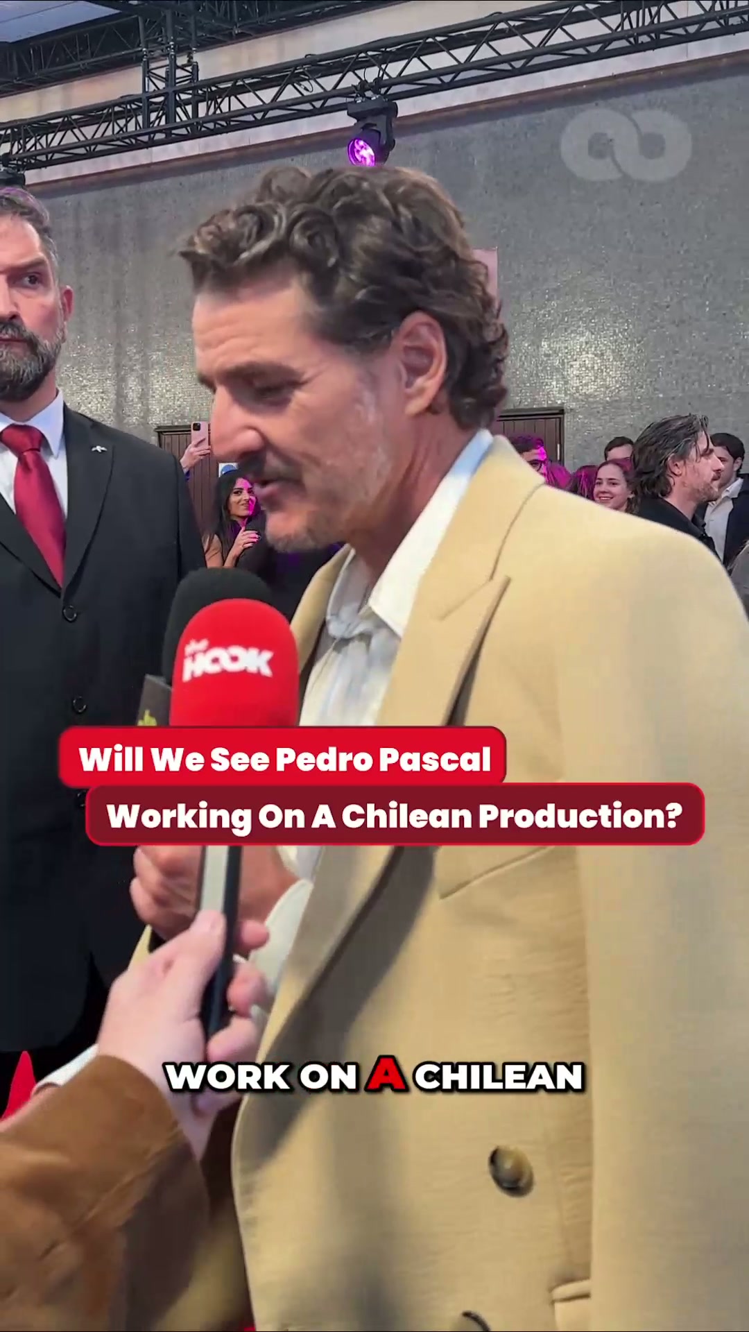 Pedro Pascal has a message for Chile #PedroPascal #Shorts #LFF