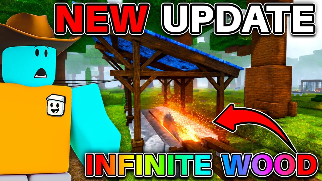I speedran the new 99 Nights in the Forest update (SAWMILL + new ...