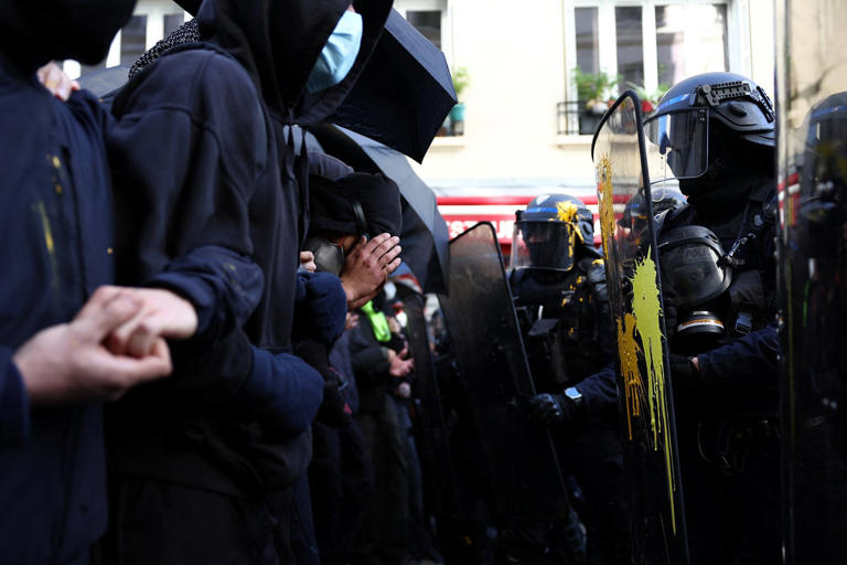 French protesters take to streets over rising prices, social strain