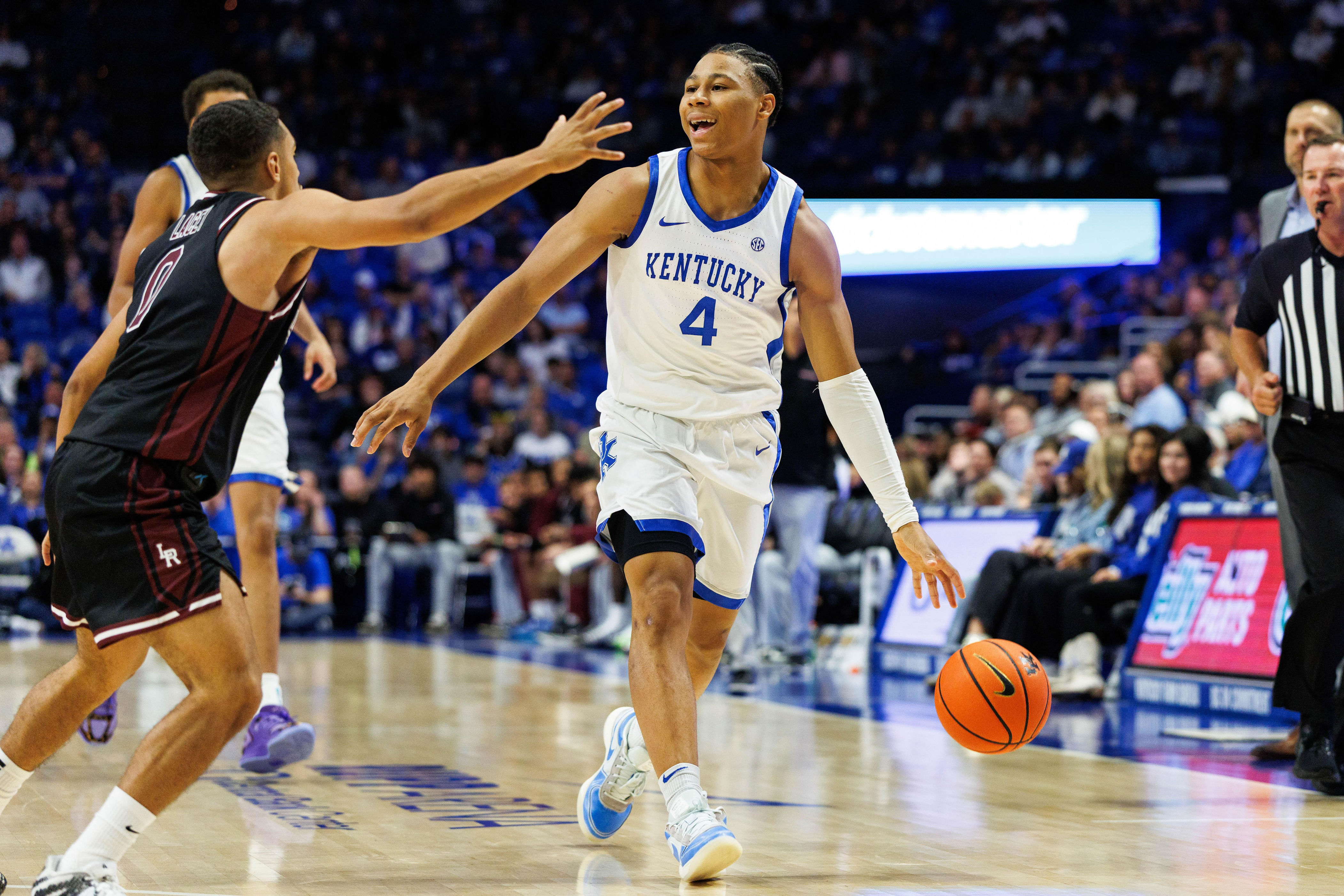 Mason Williams learning from Kentucky veterans as Milan Momcilovic ...