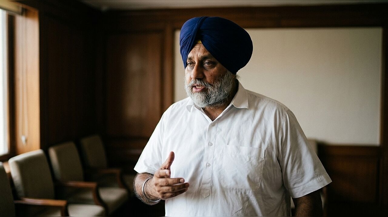 SAD president Sukhbir Singh Badal blames CM Bhagwant Mann for activist ...