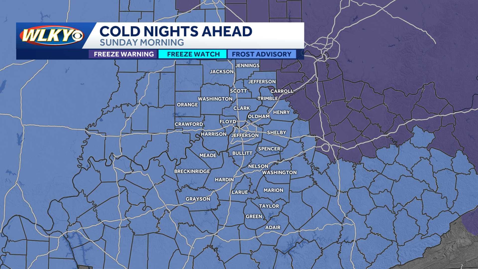 First frost of the season? Frost advisory issued for everyone