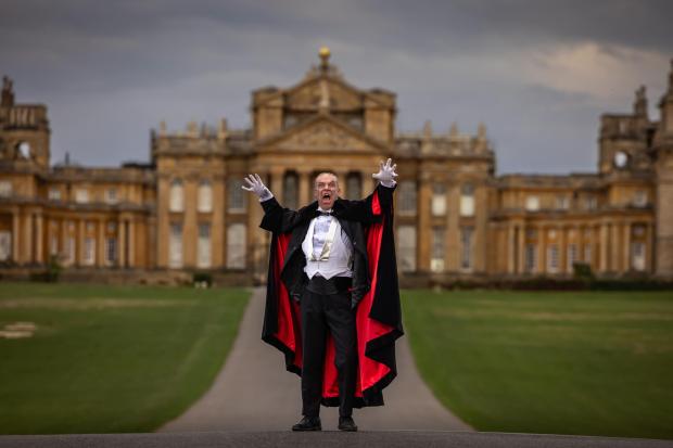 Dracula makes fang-tastic entrance at popular Halloween trail