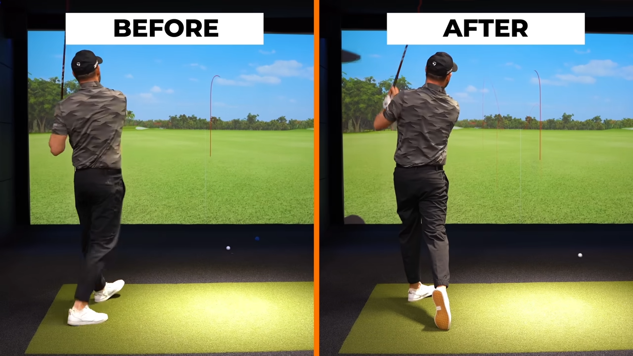 Learn the correct driver swing from the top
