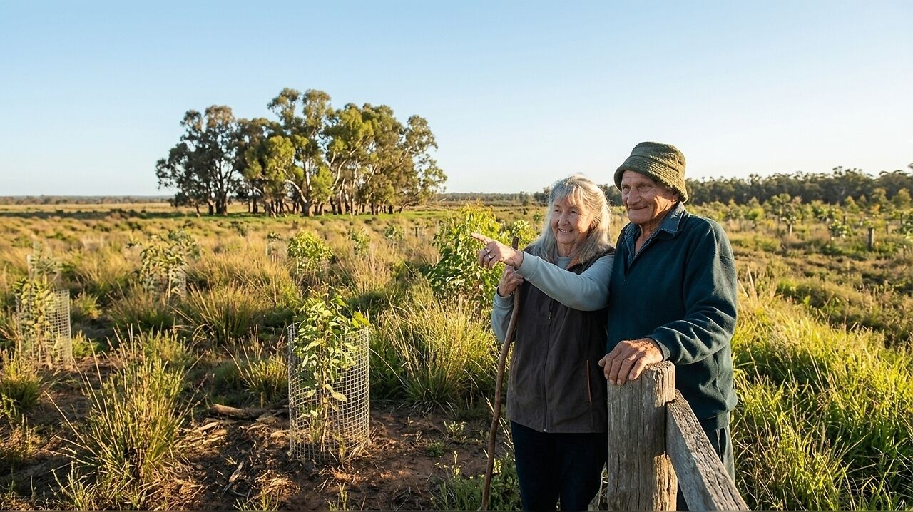 Australian retirees lead large-scale bushland restoration project