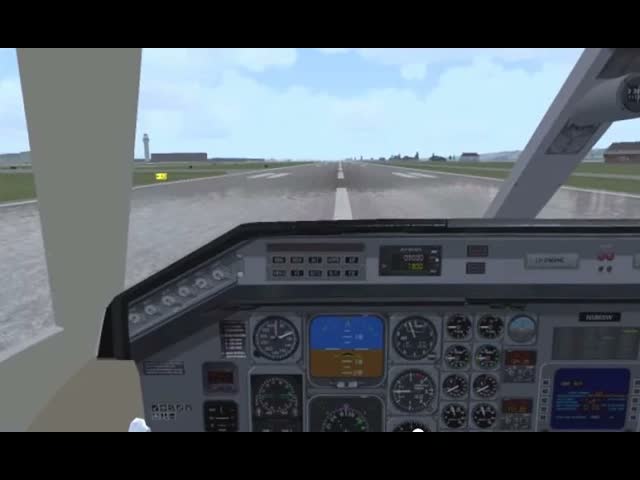 VATSIM United Express EMB-120 departure with ATC