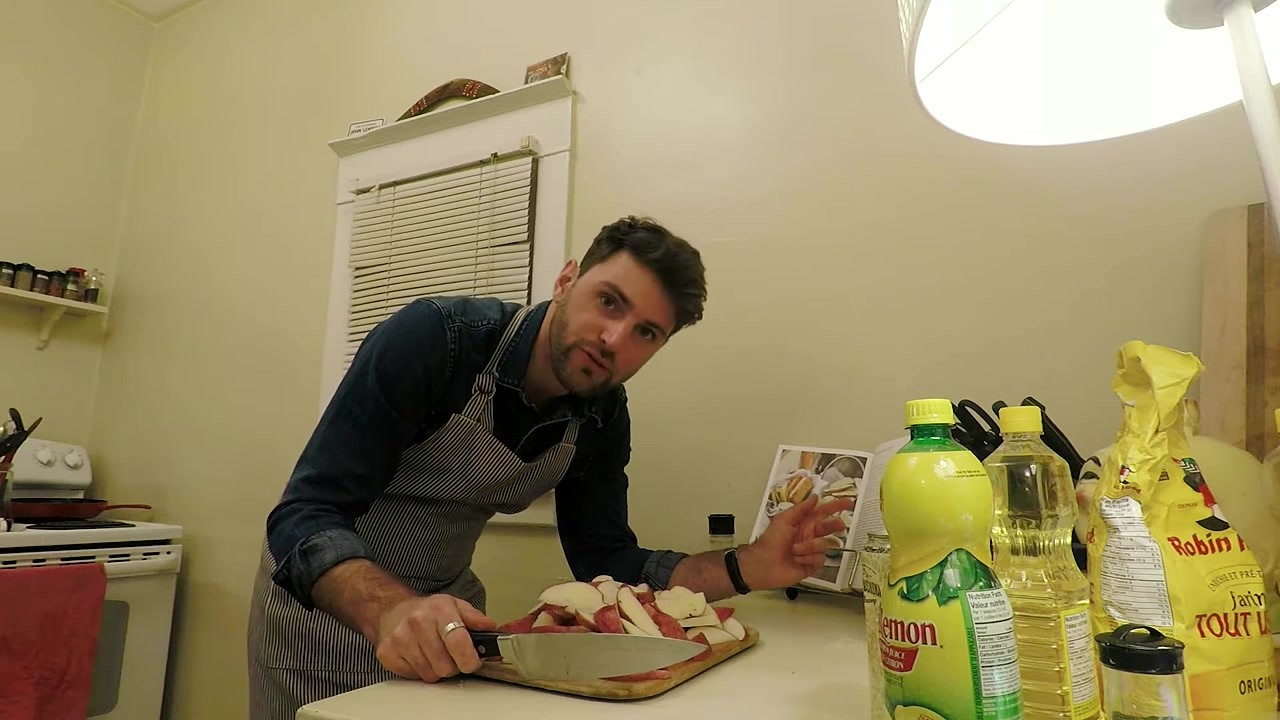 Beer battered vegan fish and chips surprised even a skeptical cook