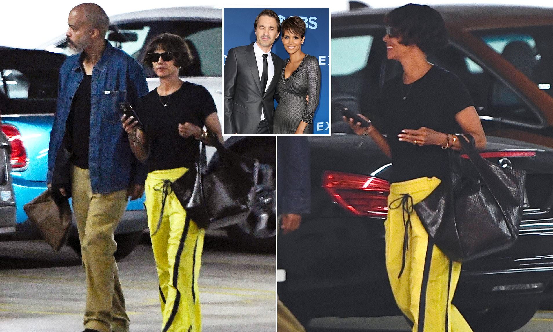 Halle Berry breaks cover with fiancé Van Hunt as he details actress's fight with her son, 13