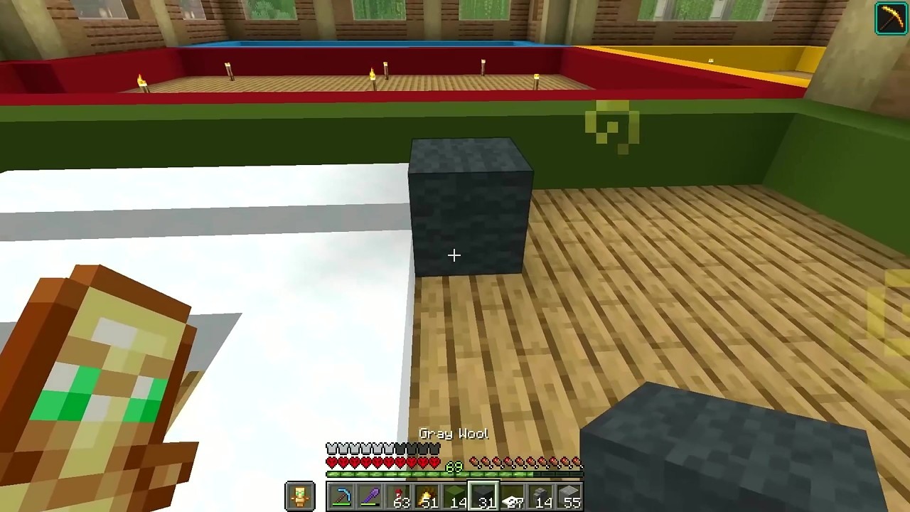 AcookieGod decorates a Minecraft hardcore mansion with a theater and garage