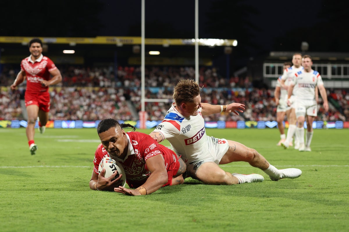 England’s World Cup hopes hang by a thread after brutal Tonga defeat